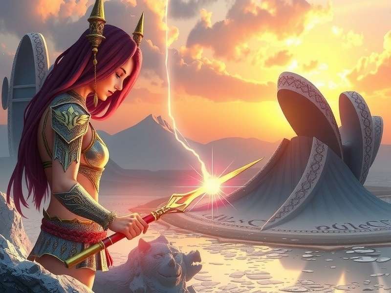 Silver Saffron Destiny Game Art